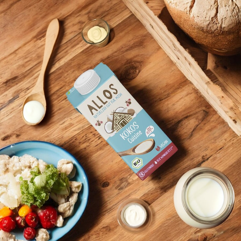 Bio-Kokosnuss-Kochcreme – 200 ml – Allos