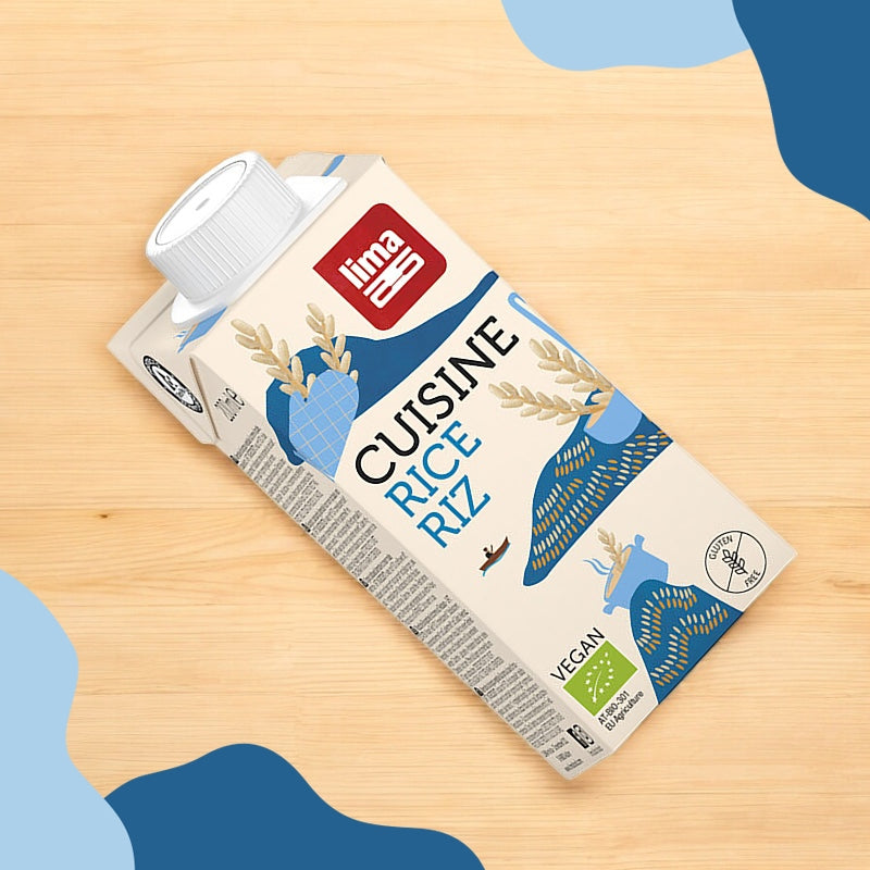 Creme au riz cuisine bio rice cuisine 200 ml lima 3