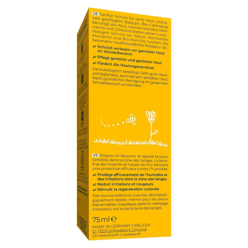 Bio-Ringelblumen-Baby-Windelcreme – 75 ml – Weleda