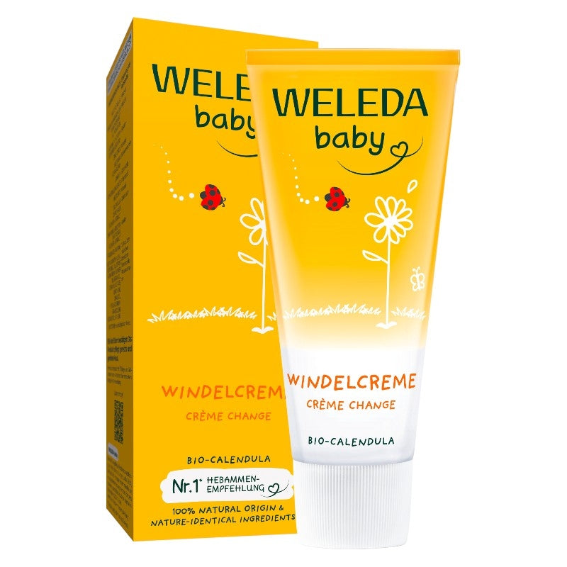 Bio-Ringelblumen-Baby-Windelcreme – 75 ml – Weleda