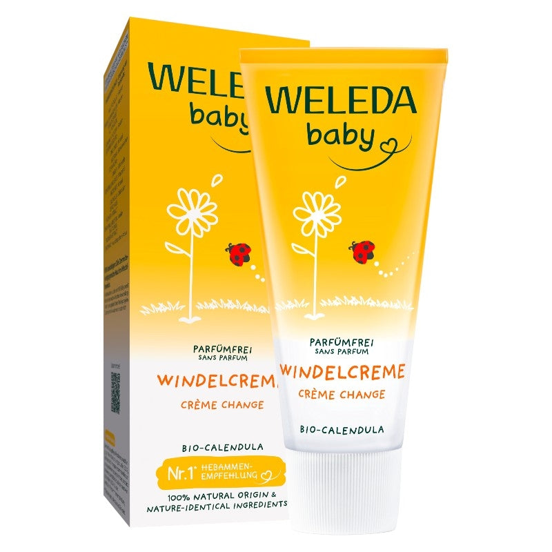 Bio-Ringelblumen-Windelcreme (parfümfrei) - 75 ml - Weleda
