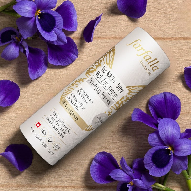 Ultra-reichhaltige BIO Iris NAD+ Augencreme - 15 ml - Farfalla