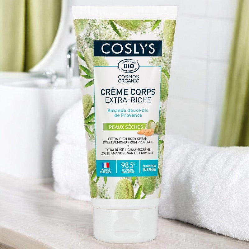 Extra reichhaltige Bio-Süßmandel-Körpercreme - 200 ml - Coslys