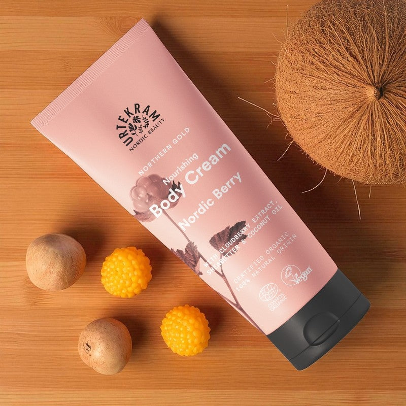 Bio-Pflegecreme mit nordischen Beeren – 200 ml – Urtekram
