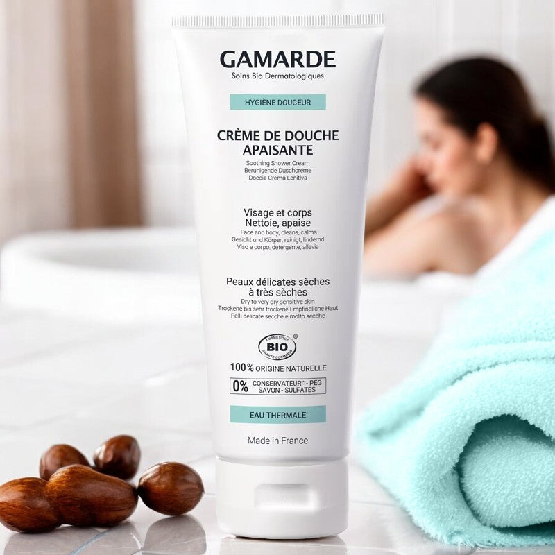 Wohltuende Duschcreme mit Bio-Arganöl und Thermalwasser – 200 g – Gamarde