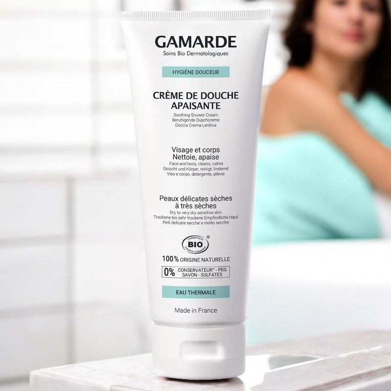 Wohltuende Duschcreme mit Bio-Arganöl und Thermalwasser – 200 g – Gamarde