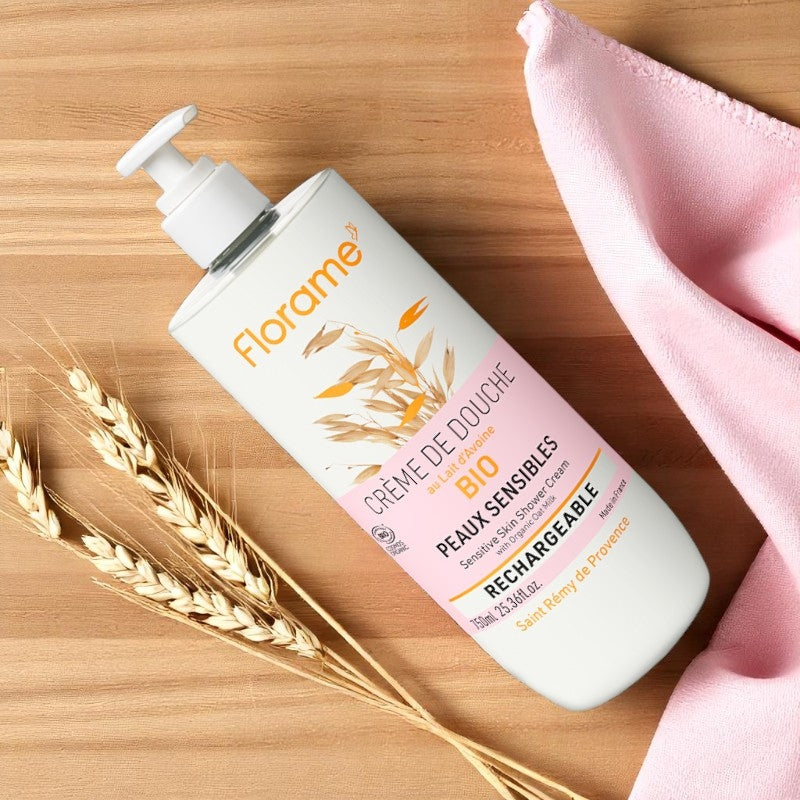 Creme de douche bio lait d avoine 750 ml florame 3