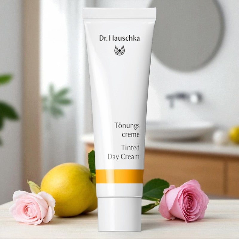 Bio-getönte Tagescreme mit Quitte und Rose – 30 ml – Dr. Hauschka