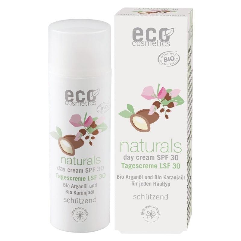 Crème de jour visage BIO IP 30 argan & karanja - 50ml - Eco Cosmetics