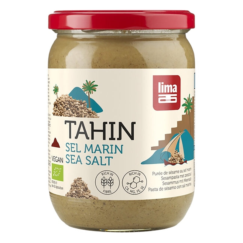 Bio-Sesamcreme mit Meersalz - Tahini - 500 g - Lima