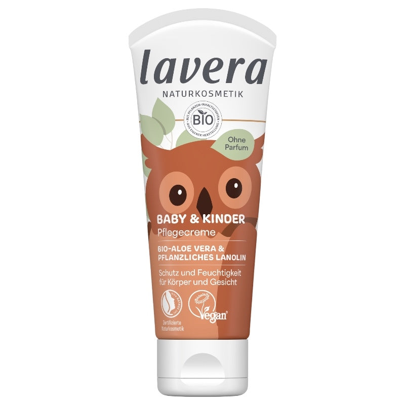 Crème de soin bébé & enfant BIO aloe vera - 75ml - Lavera