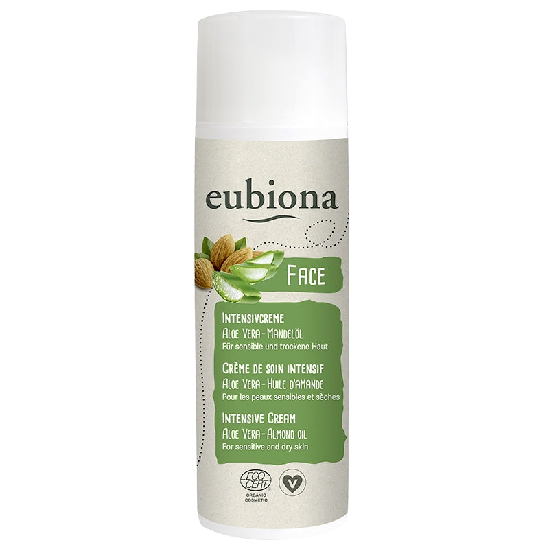 Crème de soin intensif BIO ﻿aloe vera & amande - 50ml - Eubiona