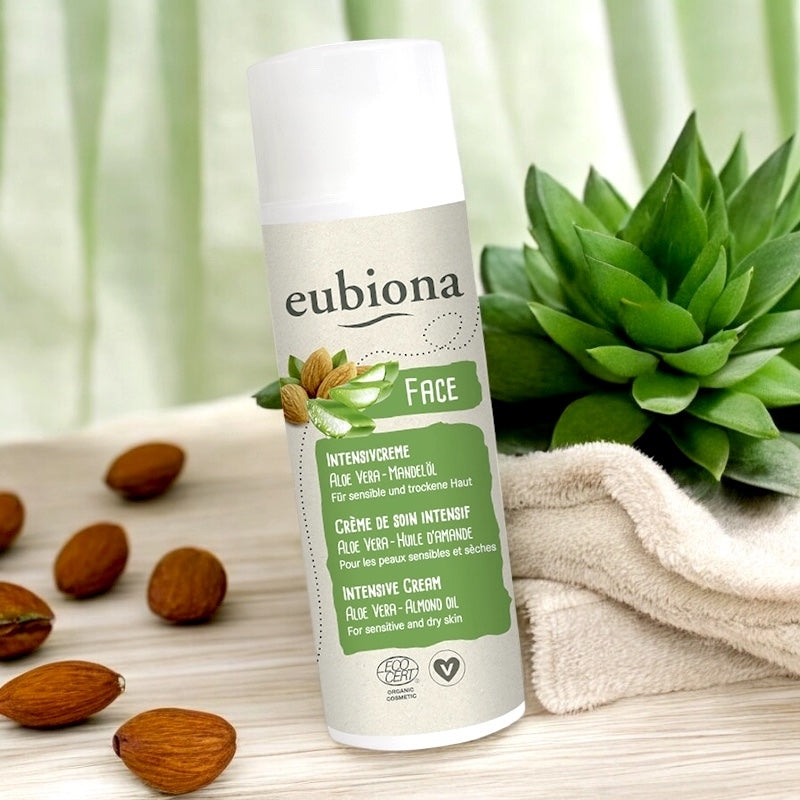 Creme de soin intensif bio aloe vera amande 50 ml eubiona 3
