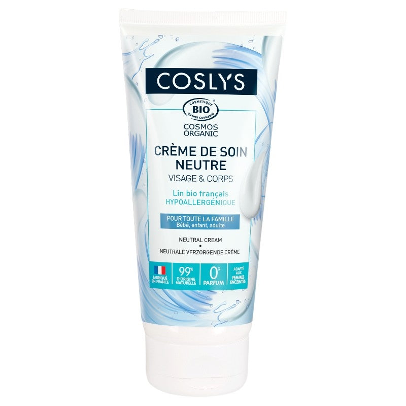 Bio-Gesichts- und Körpercreme, parfümfrei, neutral - 200 ml - Coslys