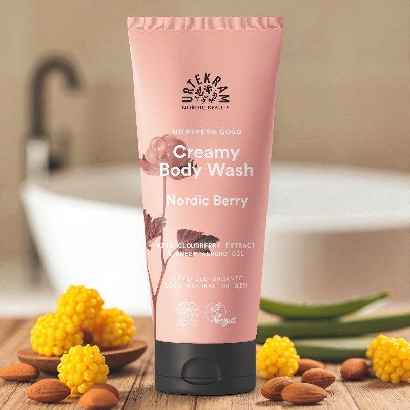 Bio-Duschcreme mit nordischen Beeren – 200 ml – Urtekram