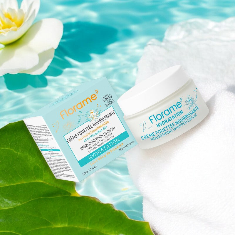 Crème fouettée nourrissante BIO nénuphar - 50ml - Florame