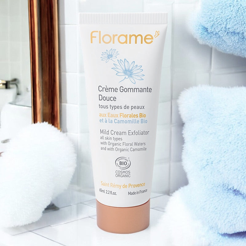 Crème gommante douce BIO camomille - 65ml - Florame