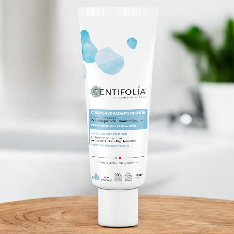 Crème hydratante neutre BIO aloe vera - 40ml - Centifolia
