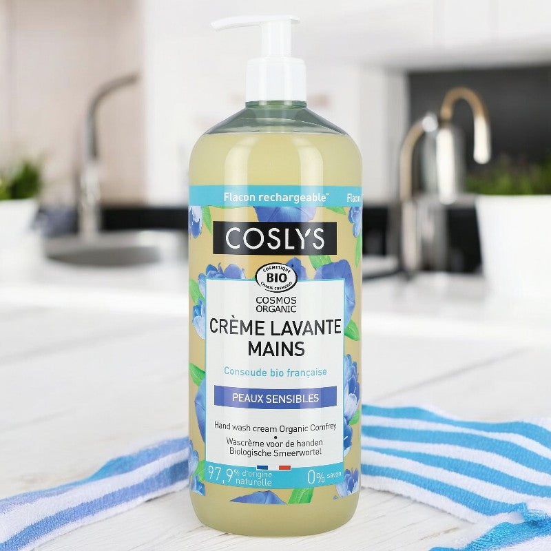 Crème lavante mains BIO consoude - 1l - Coslys