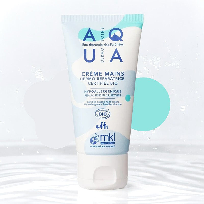 Crème mains dermo-réparatrice BIO eau thermale - 50ml - MKL Green Nature