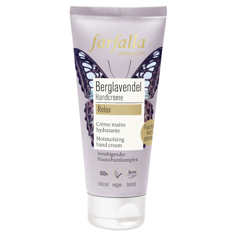 Creme mains detente parfaite bio lavande de montagne 50 ml farfalla