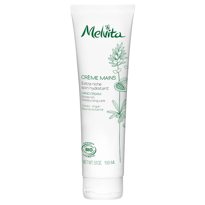 Extra reichhaltige Bio-Handcreme mit Kakao und Arganöl – 150 ml – Melvita