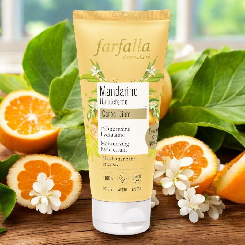 Bio-Mandarinen-Handcreme – 50 ml – Farfalla