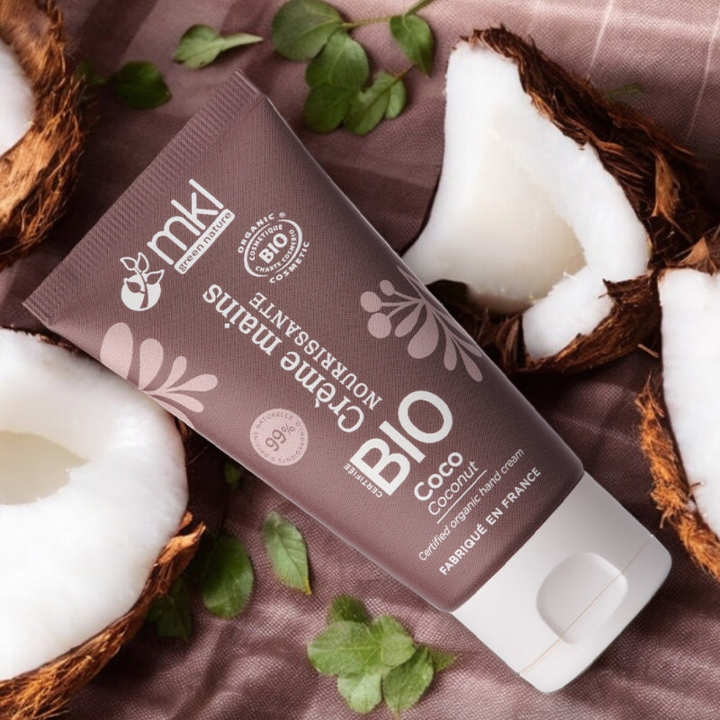 Crème mains nourrissante & réparatrice BIO coco - 50ml - MKL Green Nature