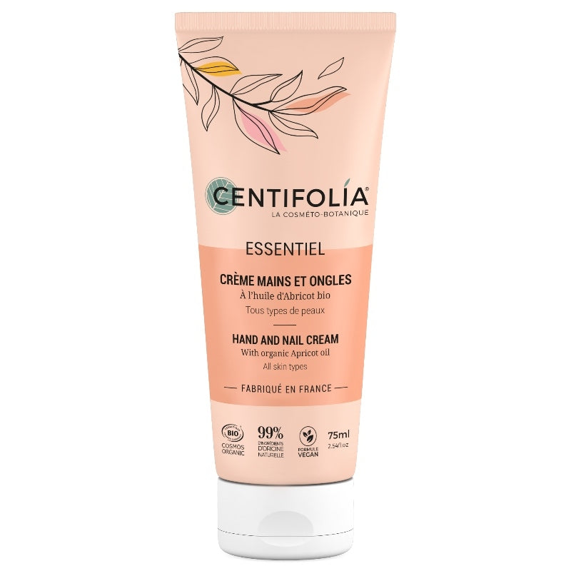 Crème mains & ongles BIO abricot - 75ml - Centifolia