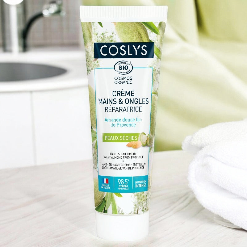 Crème mains & ongles réparatrice BIO amande douce - 50ml - Coslys