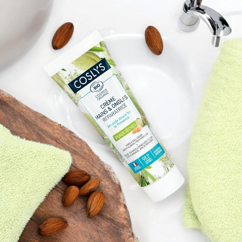 Crème mains & ongles réparatrice BIO amande douce - 50ml - Coslys