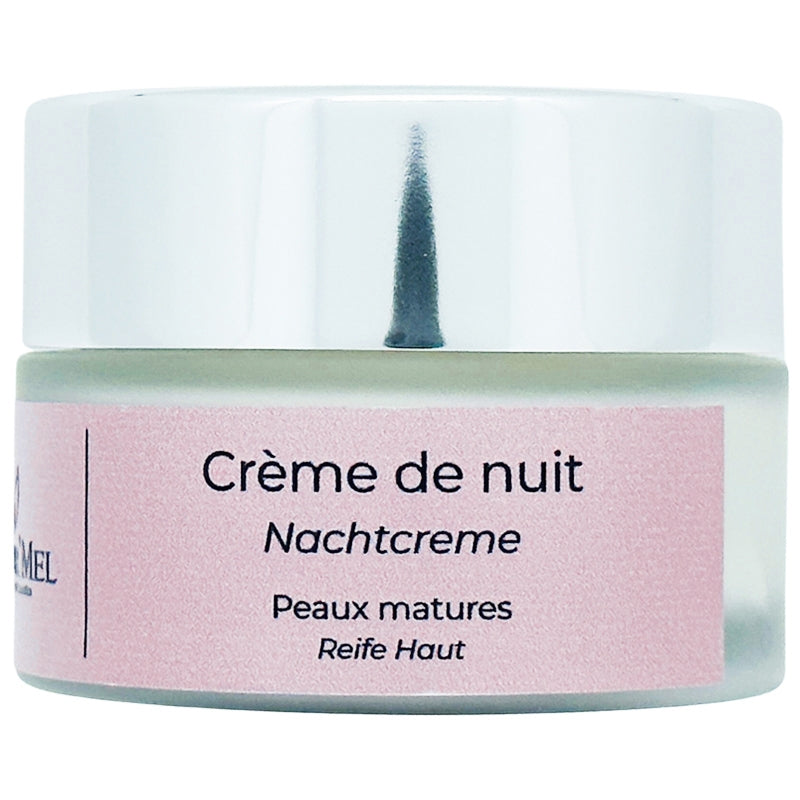 Crème nuit peau mature germe de blé & argan - 50ml - Natur'Mel