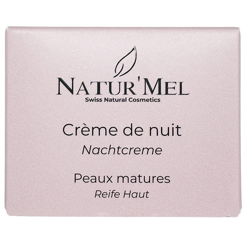 Crème nuit peau mature germe de blé & argan - 50ml - Natur'Mel