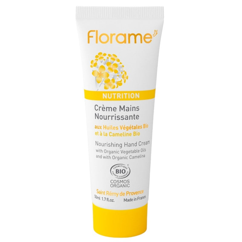 Crème pour les mains nourrissante BIO cameline - 50ml - Florame