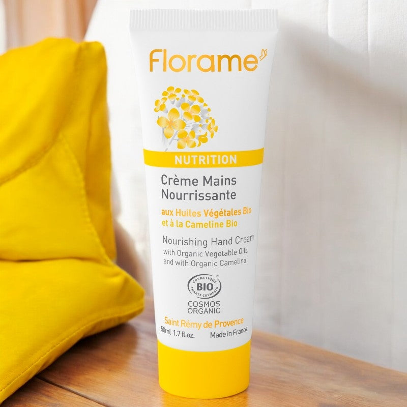 Crème pour les mains nourrissante BIO cameline - 50ml - Florame