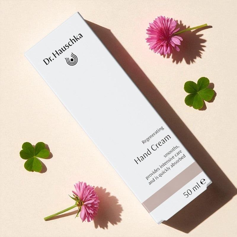 Regenerierende Bio-Handcreme mit Rotklee – 50 ml – Dr. Hauschka