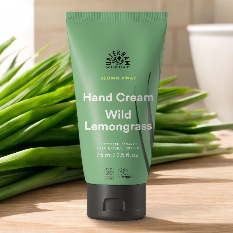 Crème pour les mains riche BIO citronnelle - 75ml - Urtekram