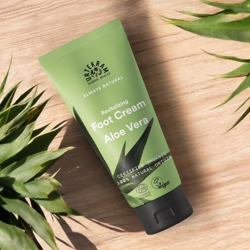Crème pour les pieds régénérante BIO aloe vera - 100ml - Urtekram