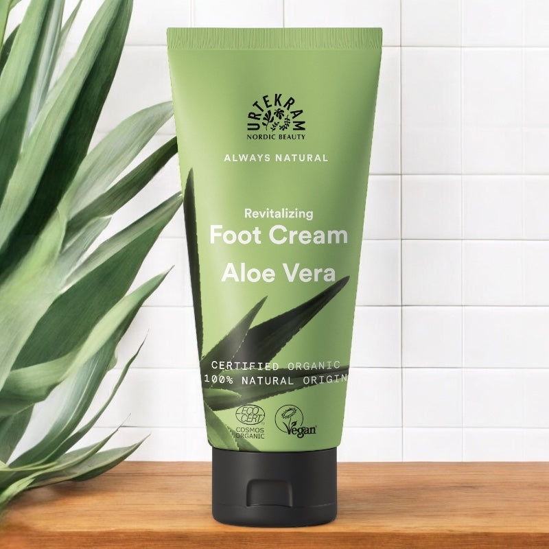 Regenerierende Bio-Fußcreme mit Aloe Vera – 100 ml – Urtekram