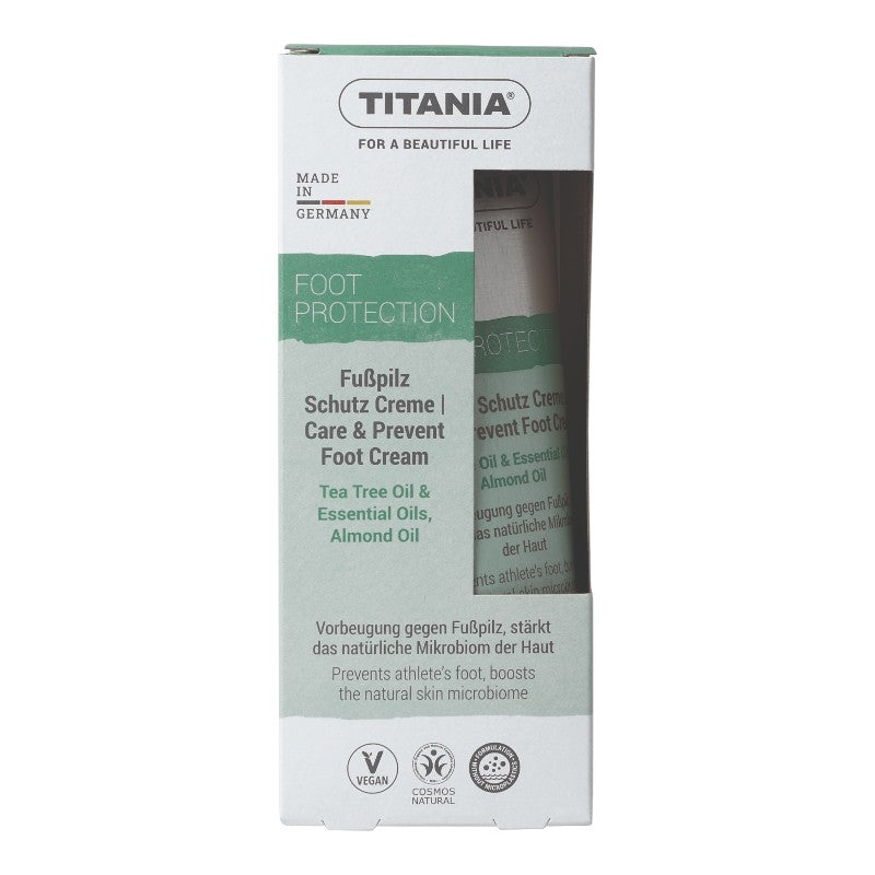 Fußcreme mit Teebaumöl und Mandel – 75 ml – Titania