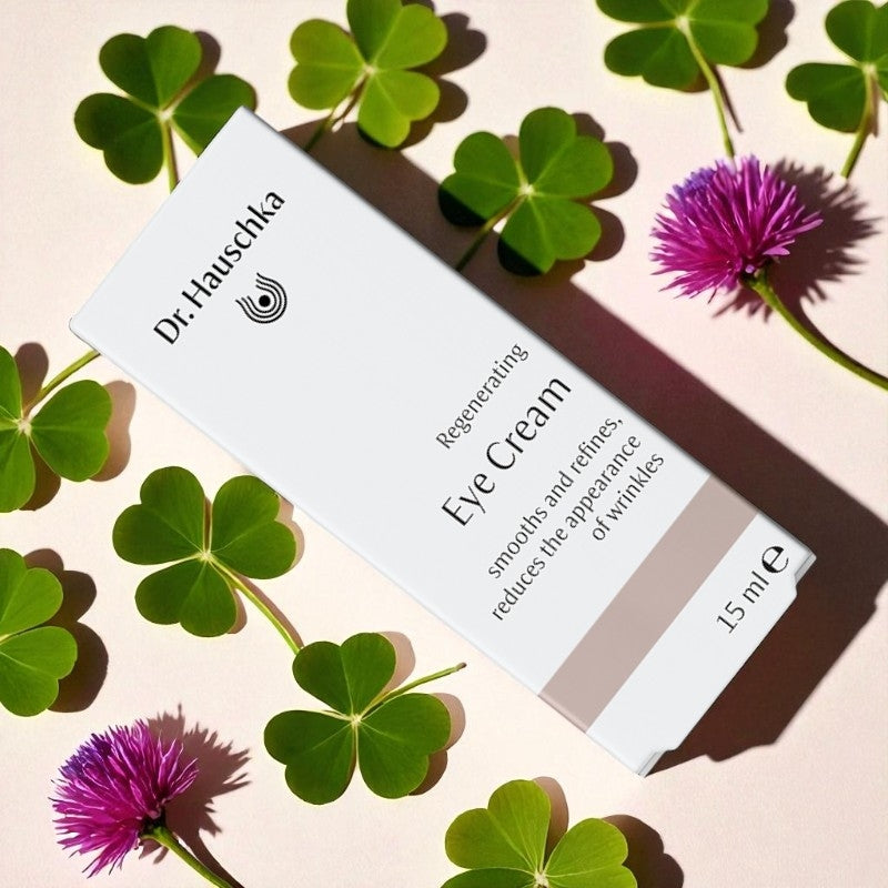 Regenerierende Bio-Augencreme mit Rotklee – 15 ml – Dr. Hauschka