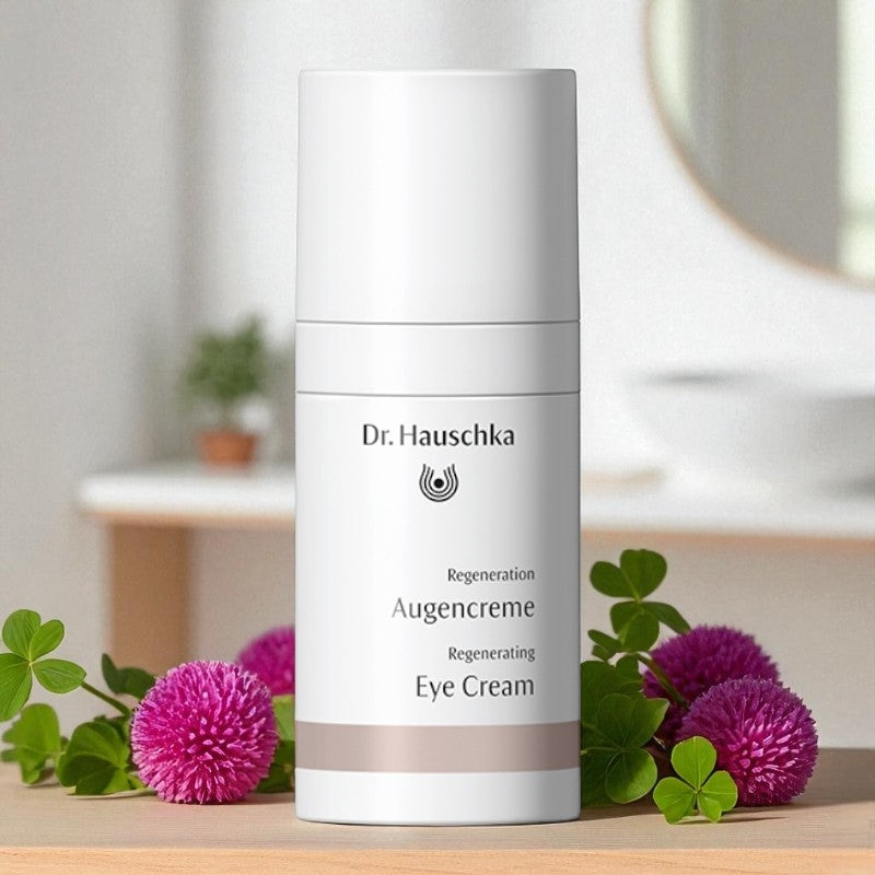 Regenerierende Bio-Augencreme mit Rotklee – 15 ml – Dr. Hauschka