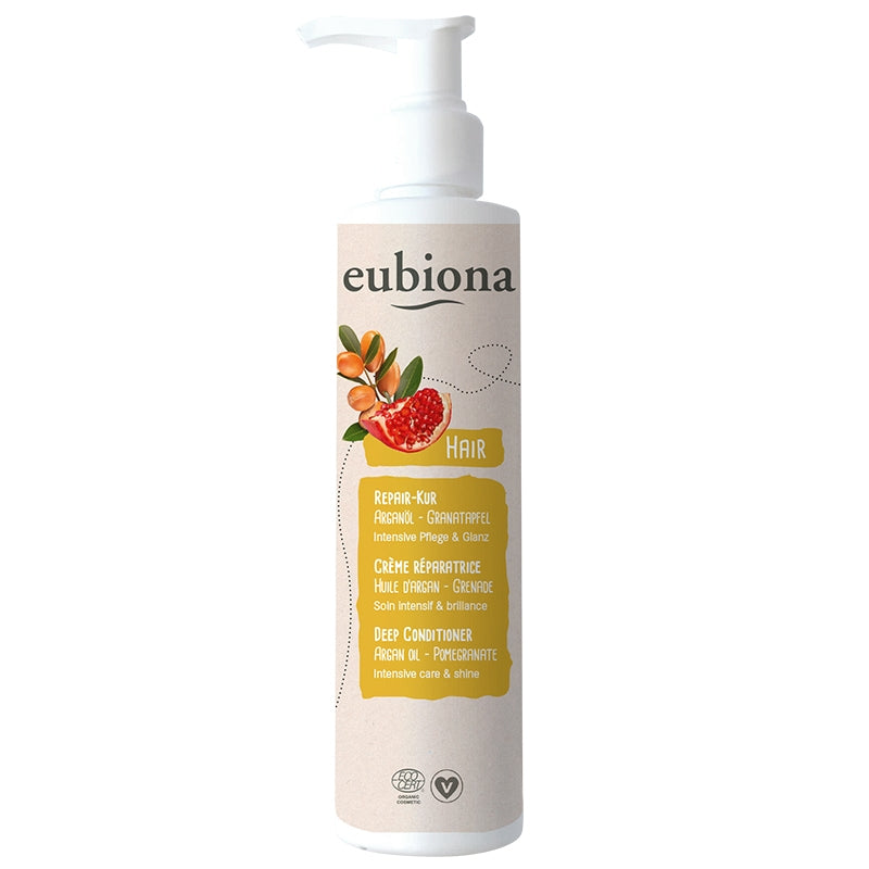 Bio-Argan- und Granatapfel-Reparaturcreme – 200 ml – Eubiona
