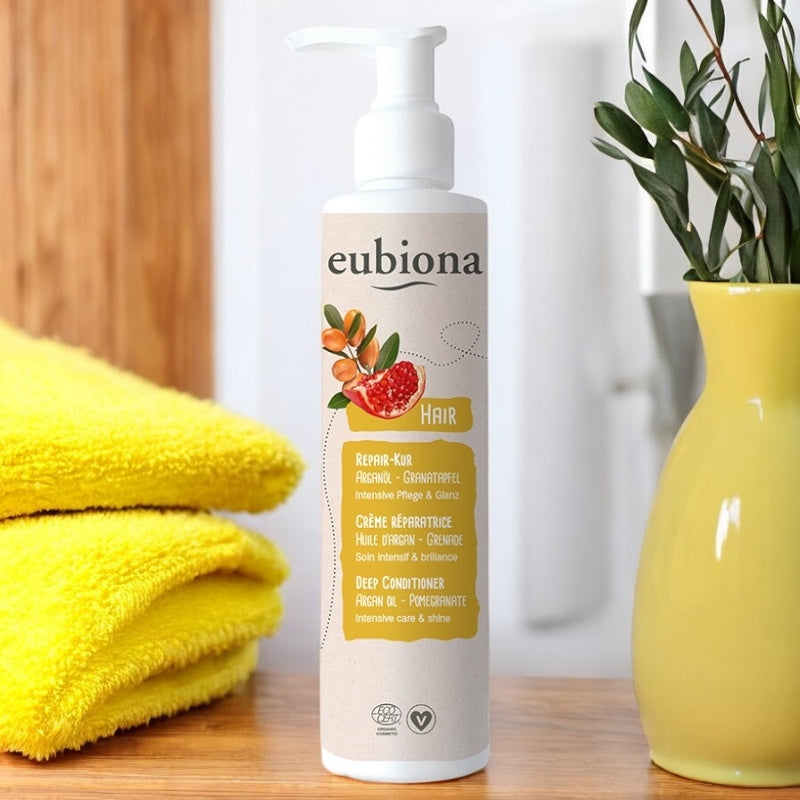 Bio-Argan- und Granatapfel-Reparaturcreme – 200 ml – Eubiona