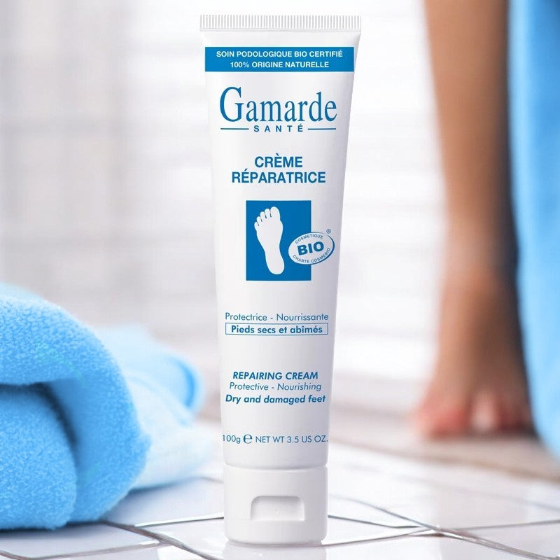 Bio-Fußcreme mit Teebaumöl und Thermalwasser – 100 g – Gamarde