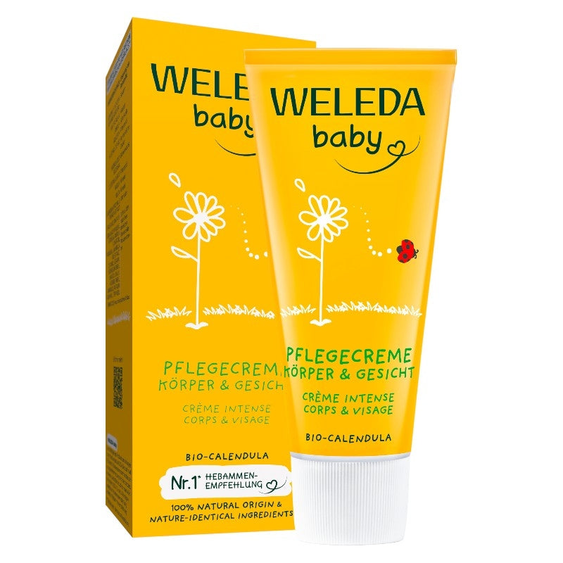 Bio-Calendula-Babycreme für Körper und Gesicht – 75 ml – Weleda