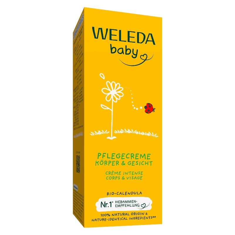 Bio-Calendula-Babycreme für Körper und Gesicht – 75 ml – Weleda