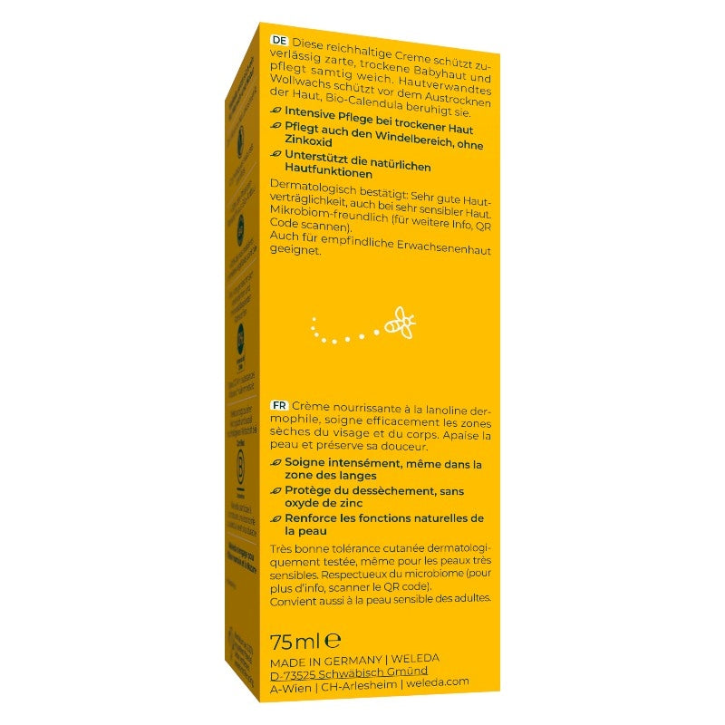 Bio-Calendula-Babycreme für Körper und Gesicht – 75 ml – Weleda