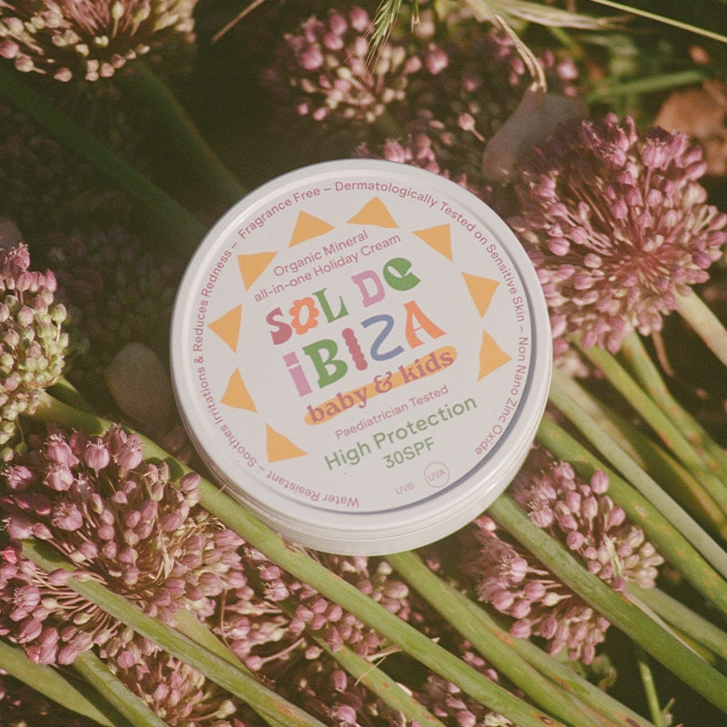 Bio-Sonnenschutzmittel für Gesicht &amp; Körper, Baby &amp; Kind, LSF 30 – 100 g – Sol de Ibiza