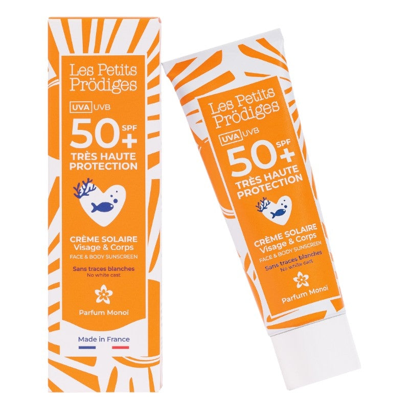 Crème solaire visage & corps IP 50+ monoï - 50ml - Les petits prödiges